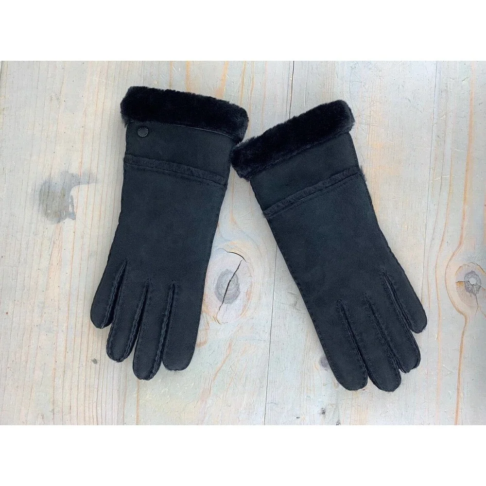 UGG‎ Black Shearling Gloves